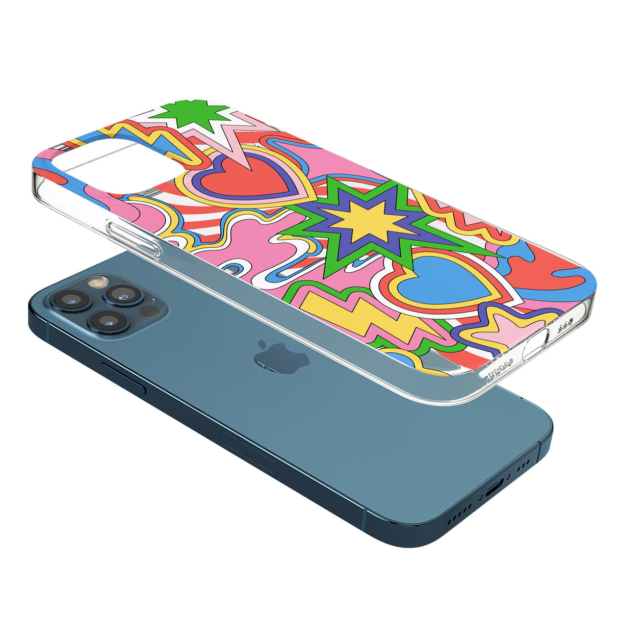 Psychedelic Pop Art Explosion Phone Case for iPhone 12 Pro