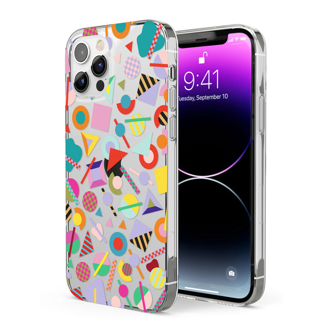 Retro Carnival Shapes Phone Case for iPhone 12 Pro