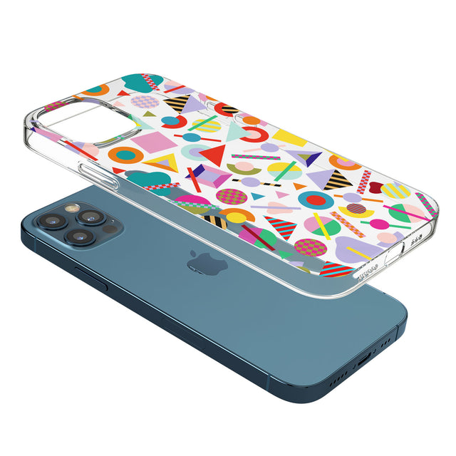 Retro Carnival Shapes Phone Case for iPhone 12 Pro