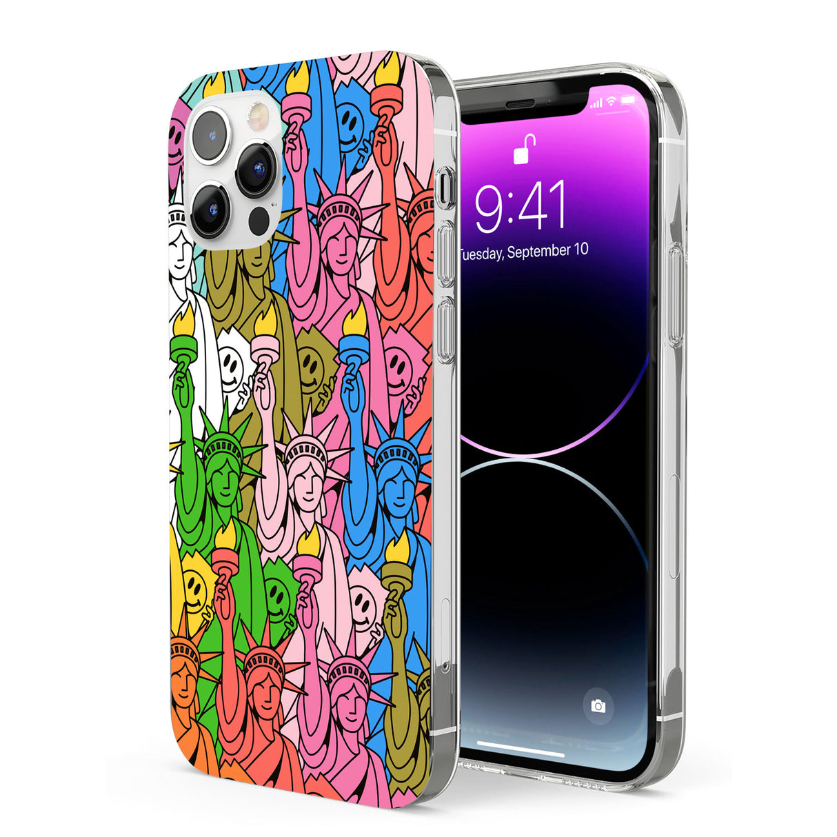 Multicolour Liberty Pattern Phone Case for iPhone 12 Pro