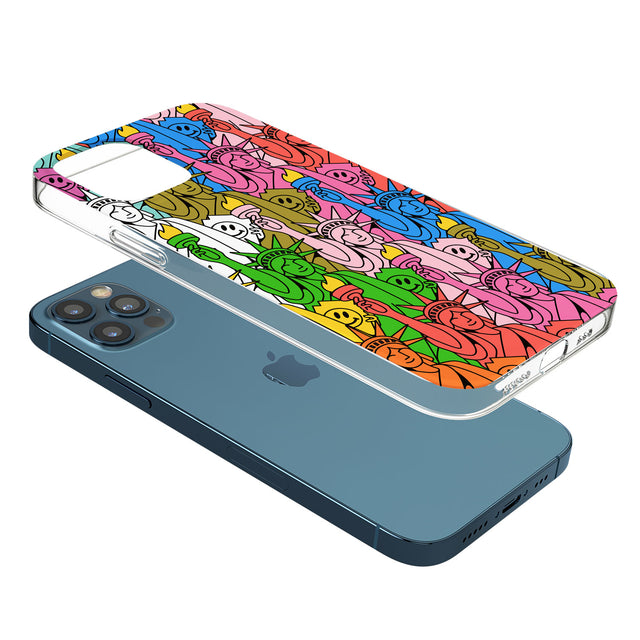 Multicolour Liberty Pattern Phone Case for iPhone 12 Pro