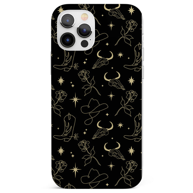 Celestial West Pattern Phone Case for iPhone 12 Pro