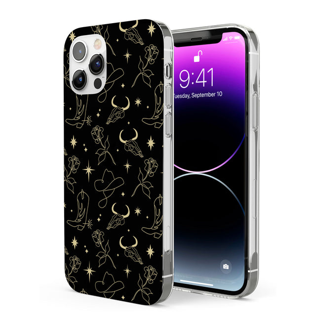 Celestial West Pattern Phone Case for iPhone 12 Pro