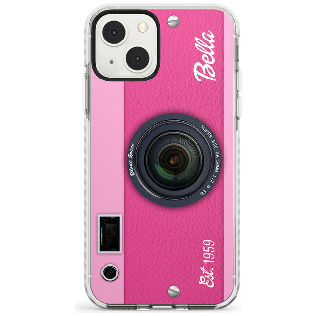 Personalised Pink Dream CameraPhone Case for iPhone 13 Mini