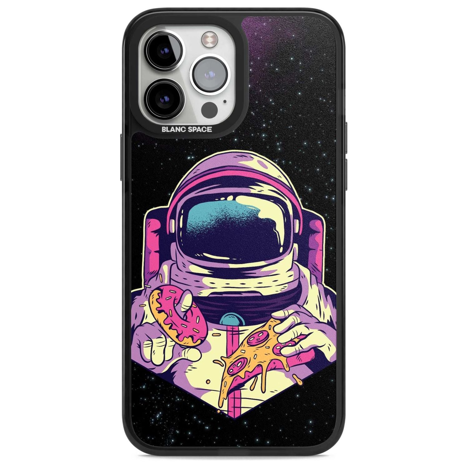 Astro Cheat Meal Phone Case iPhone 13 Pro Max / Magsafe Black Impact Case Blanc Space