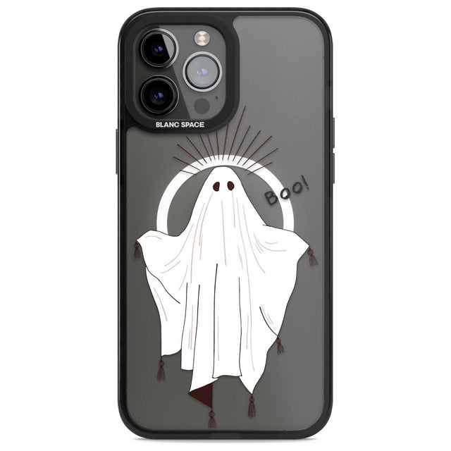 BOO! Phone Case iPhone 13 Pro Max / Magsafe Black Impact Case Blanc Space