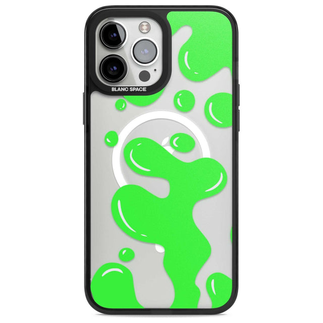 Green Lava Lamp Phone Case iPhone 13 Pro Max / Magsafe Black Impact Case Blanc Space