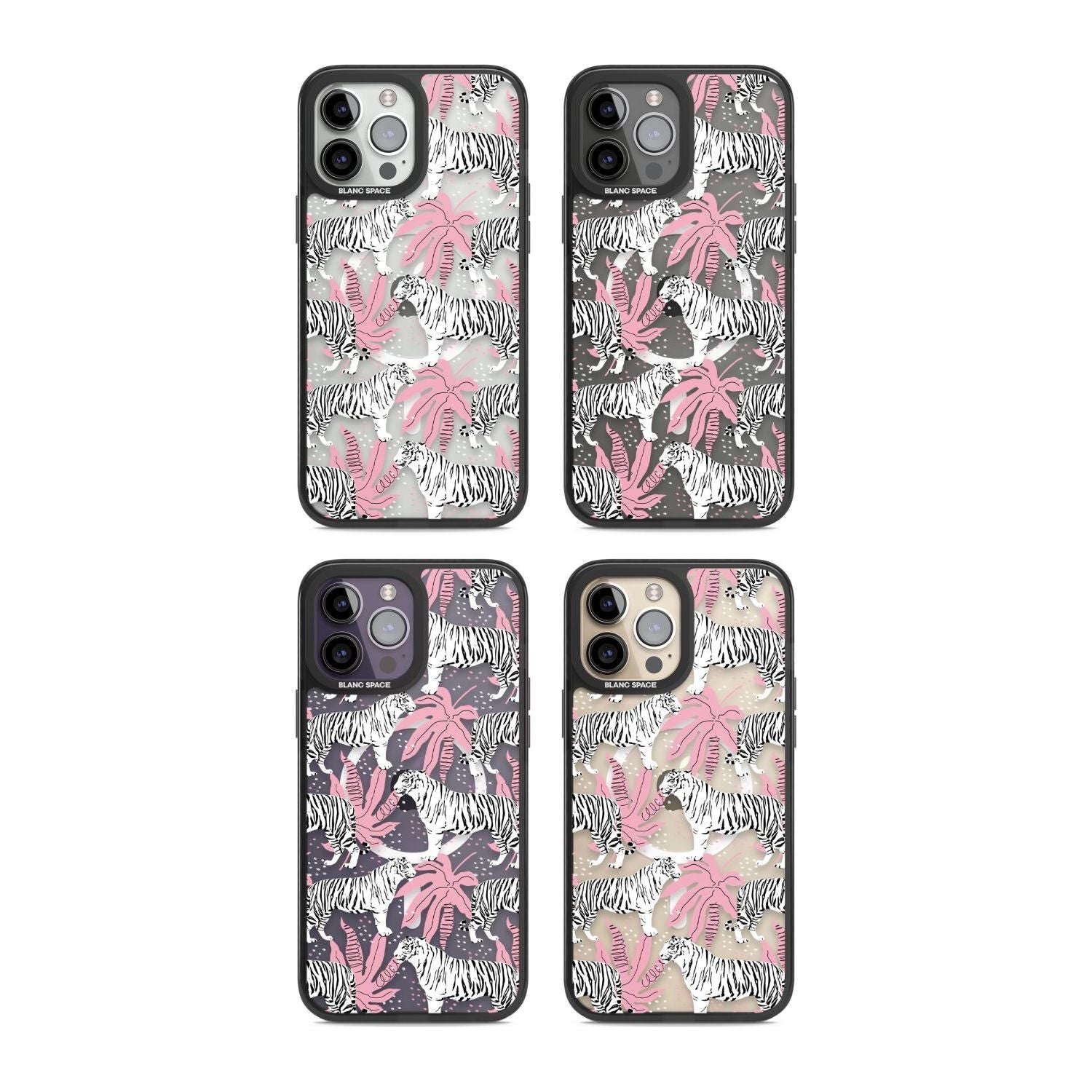 Pink & White Tropical Tigers