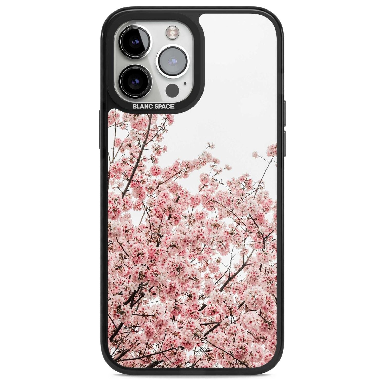 Cherry Blossoms - Real Floral Photographs Phone Case iPhone 13 Pro Max / Magsafe Black Impact Case Blanc Space