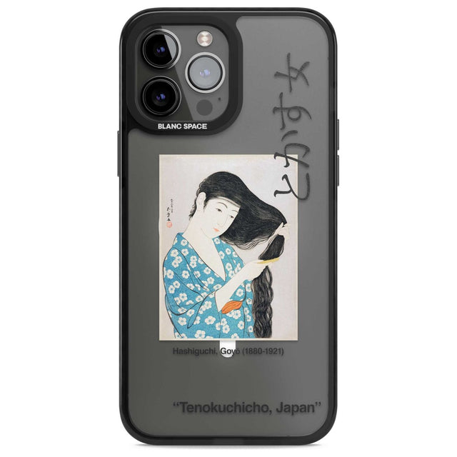 Goyo Hashiguchi Phone Case iPhone 13 Pro Max / Magsafe Black Impact Case Blanc Space