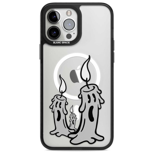 Candle Lit Phone Case iPhone 13 Pro Max / Magsafe Black Impact Case Blanc Space
