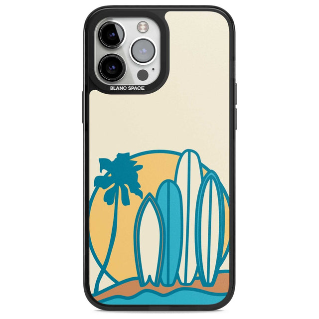 Beach Bound Phone Case iPhone 13 Pro Max / Magsafe Black Impact Case Blanc Space