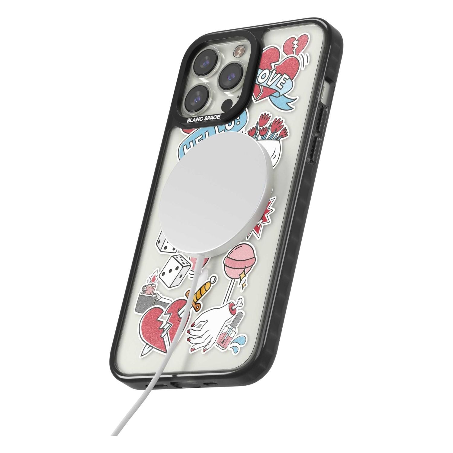 Skull & Flowers Stickers