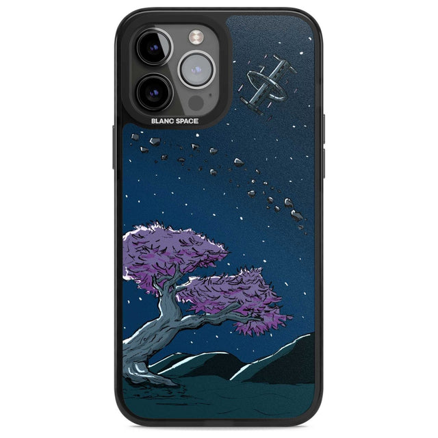 Orbit Phone Case iPhone 13 Pro Max / Magsafe Black Impact Case Blanc Space