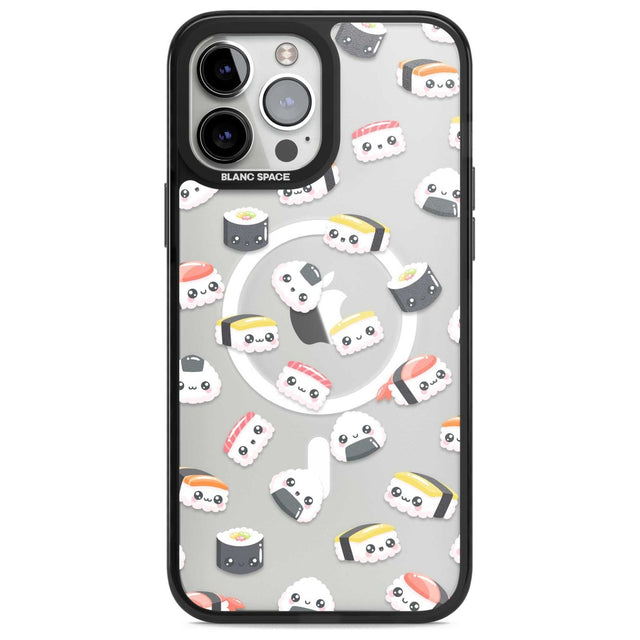 Kawaii Sushi & Rice Phone Case iPhone 13 Pro Max / Magsafe Black Impact Case Blanc Space
