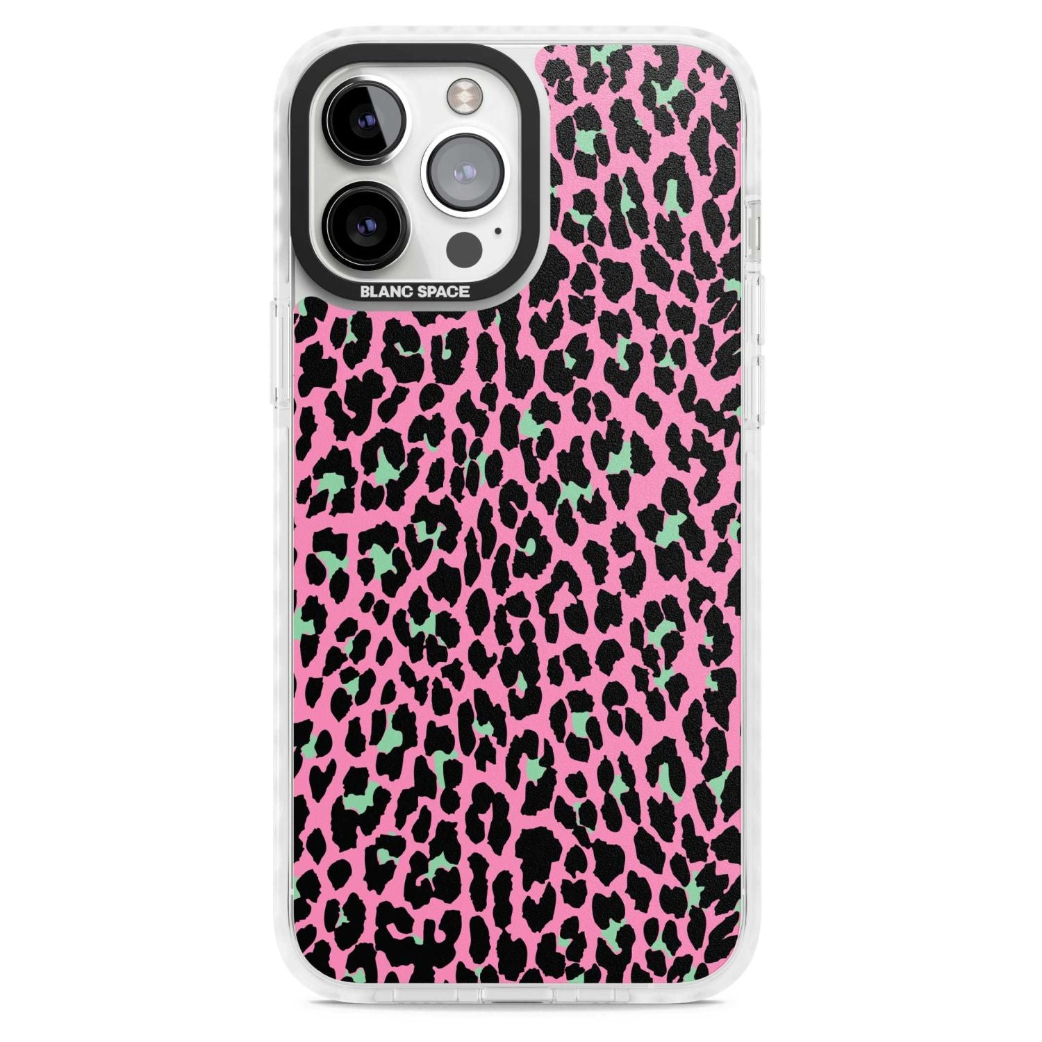 Pink & Green Leopard