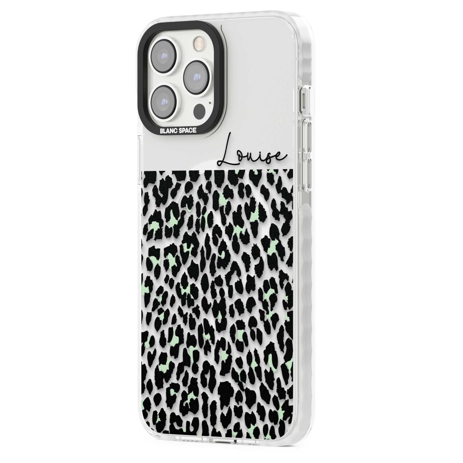 Personalised Seafoam Leopard