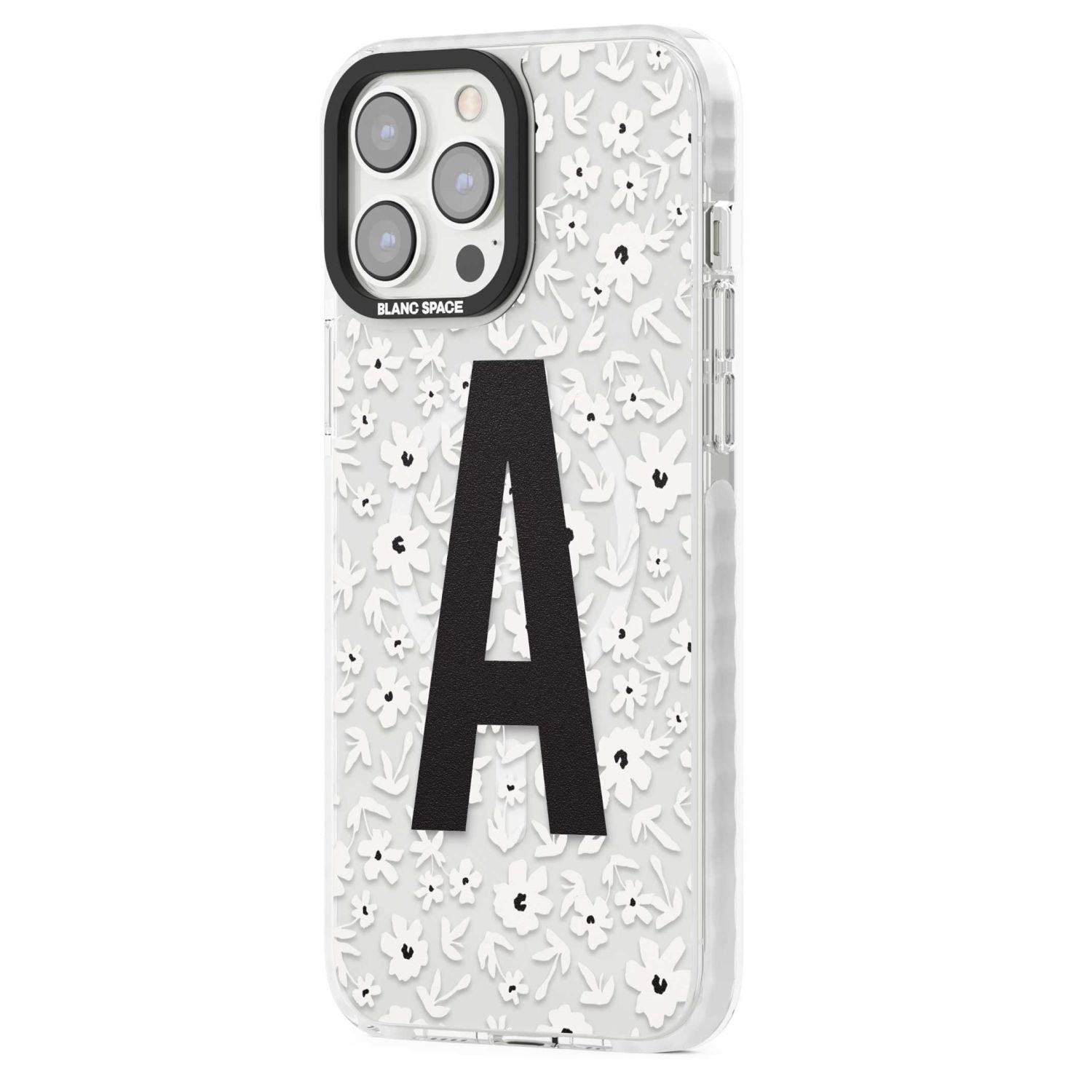 Personalised Bold Initial Floral