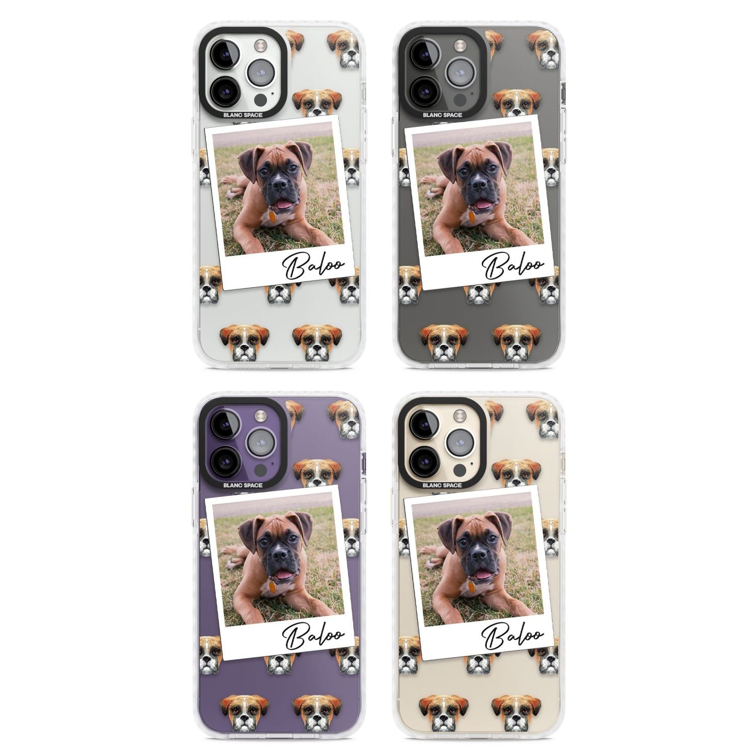 Personalised Boxer Instant Camera Photo