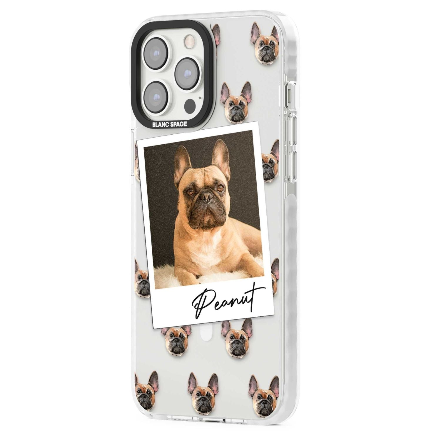 Personalised Tan French Bulldog Instant Camera Photo