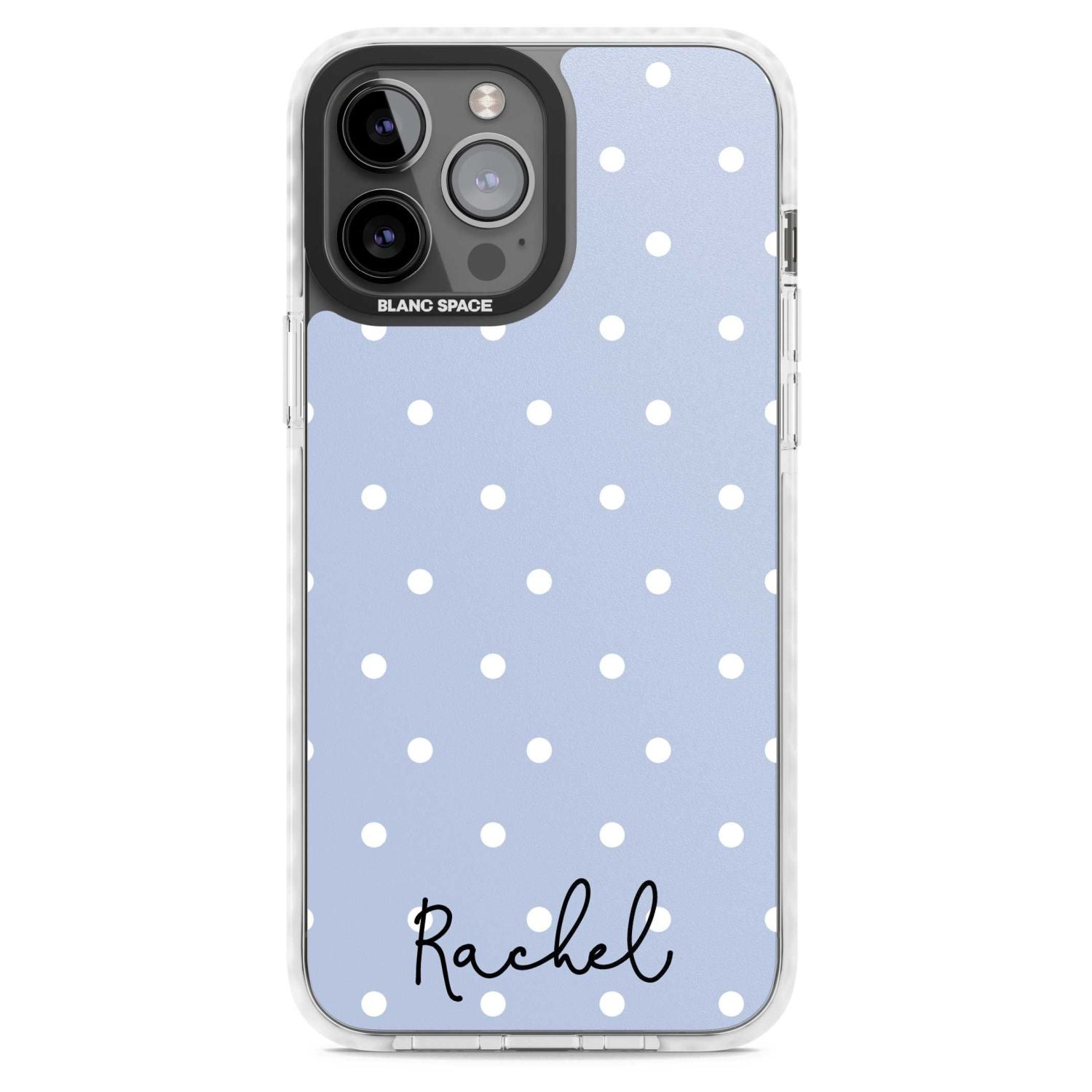 Personalised Simple Light Blue Dots