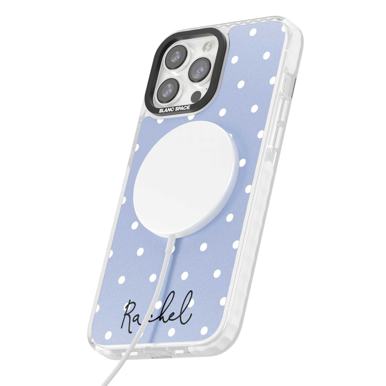 Personalised Simple Light Blue Dots