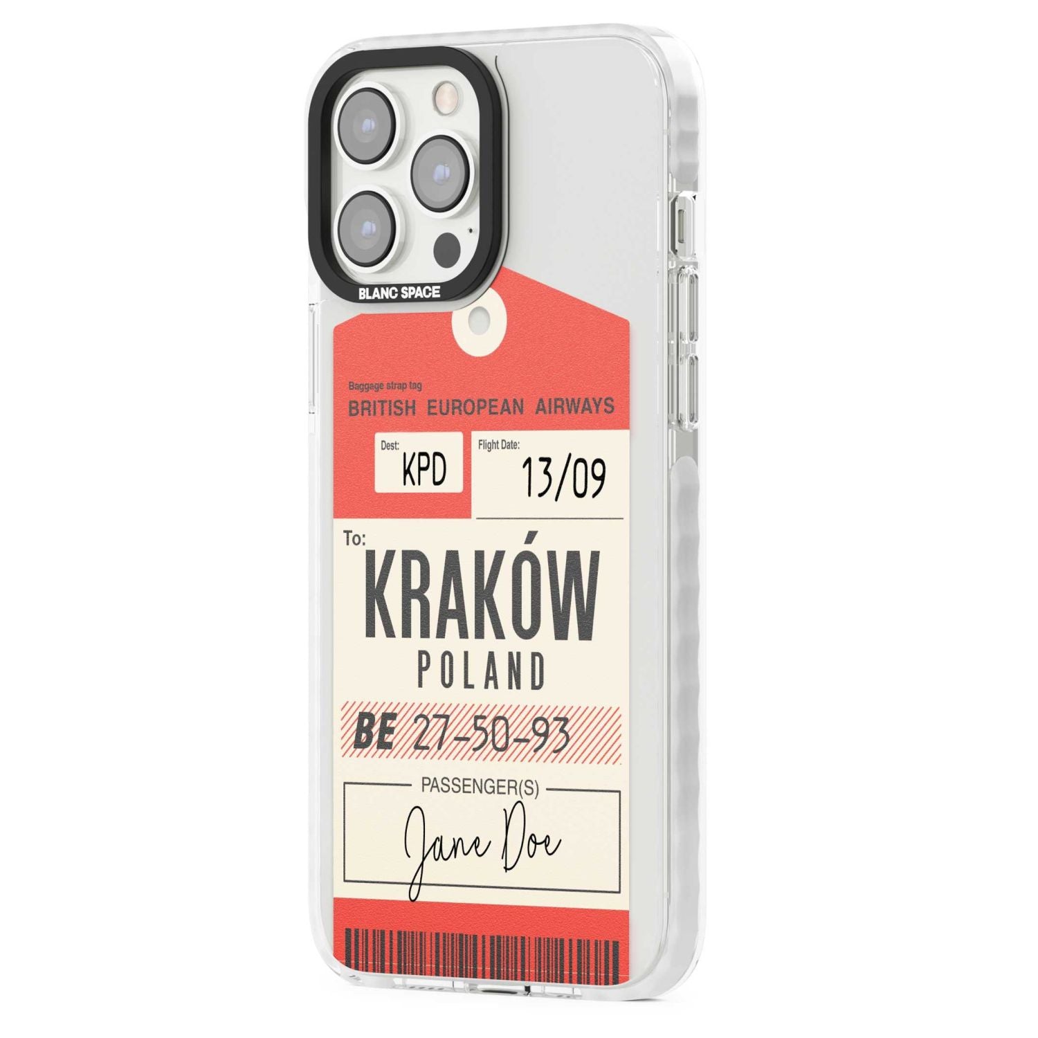 Personalised Vintage Bea Luggage Tag