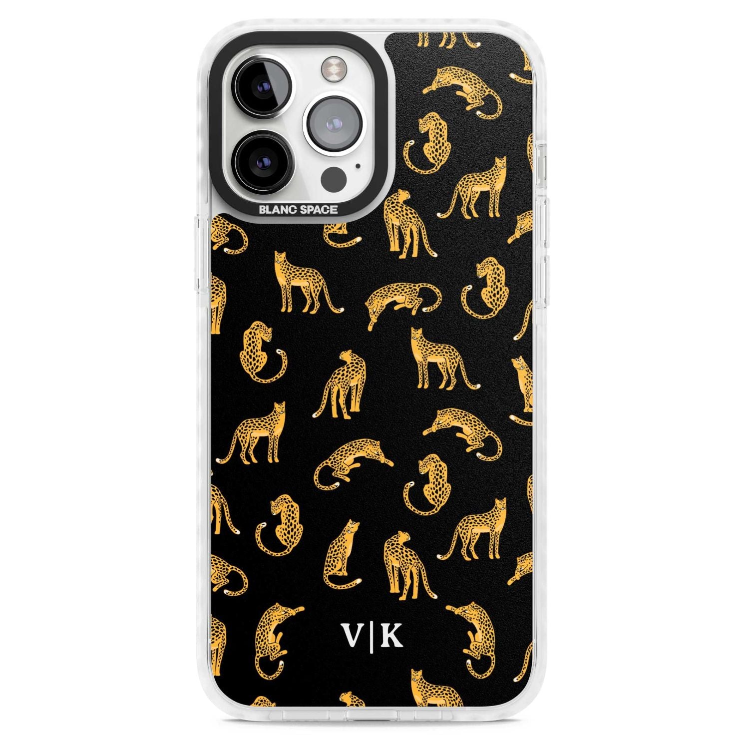 Personalised Gold Cheetah Pattern