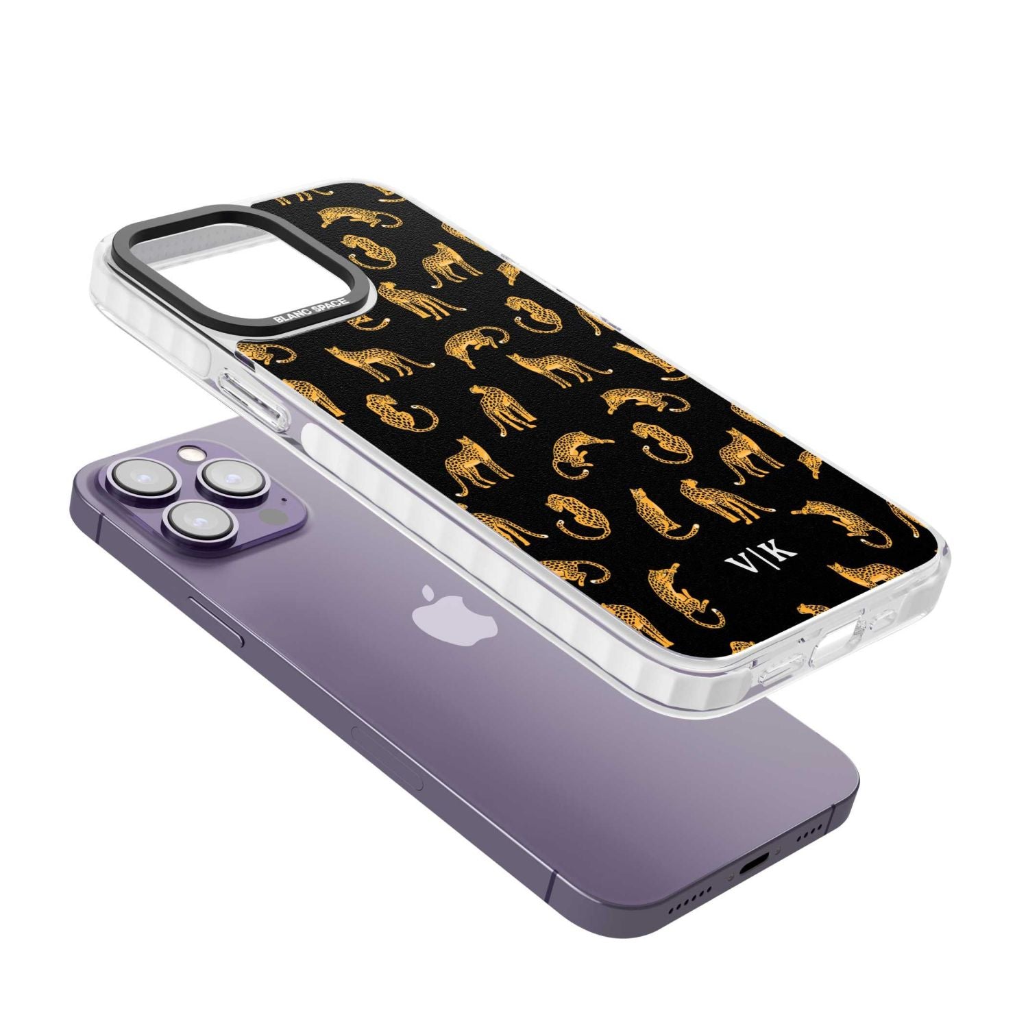 Personalised Gold Cheetah Pattern