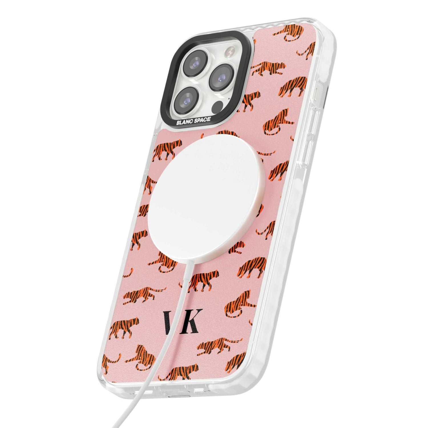 Personalised Safari Tiger Pattern on Pink