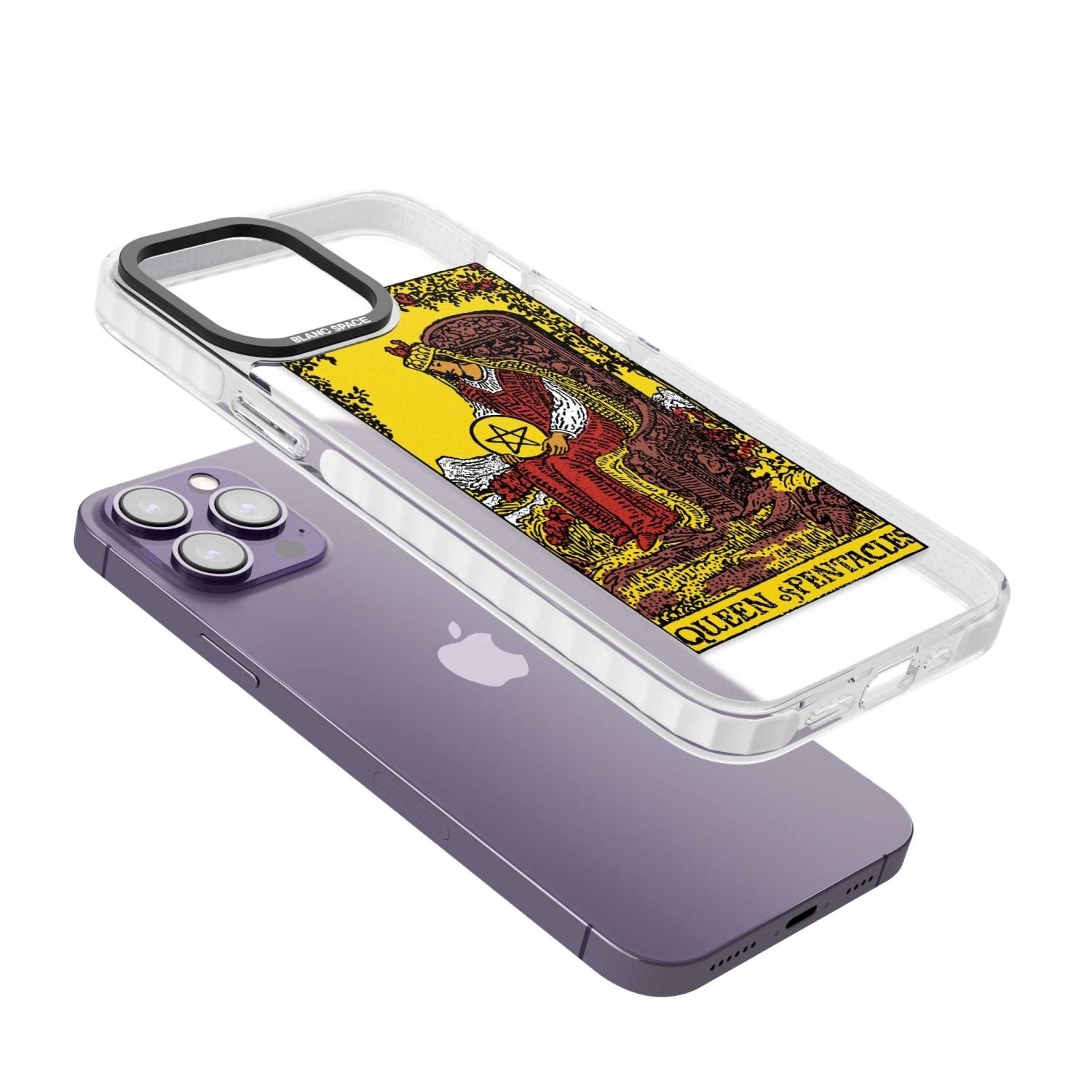 Personalised Queen Of Pentacles Tarot Card (Color)