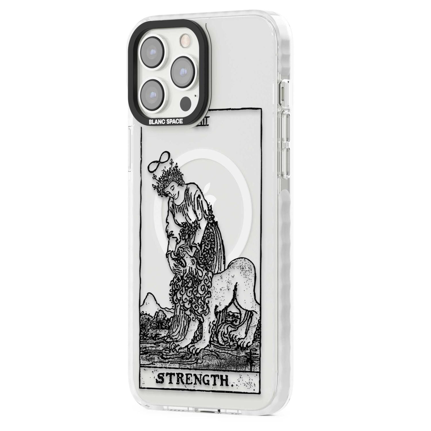 Personalised Strength Tarot Card (Clear)