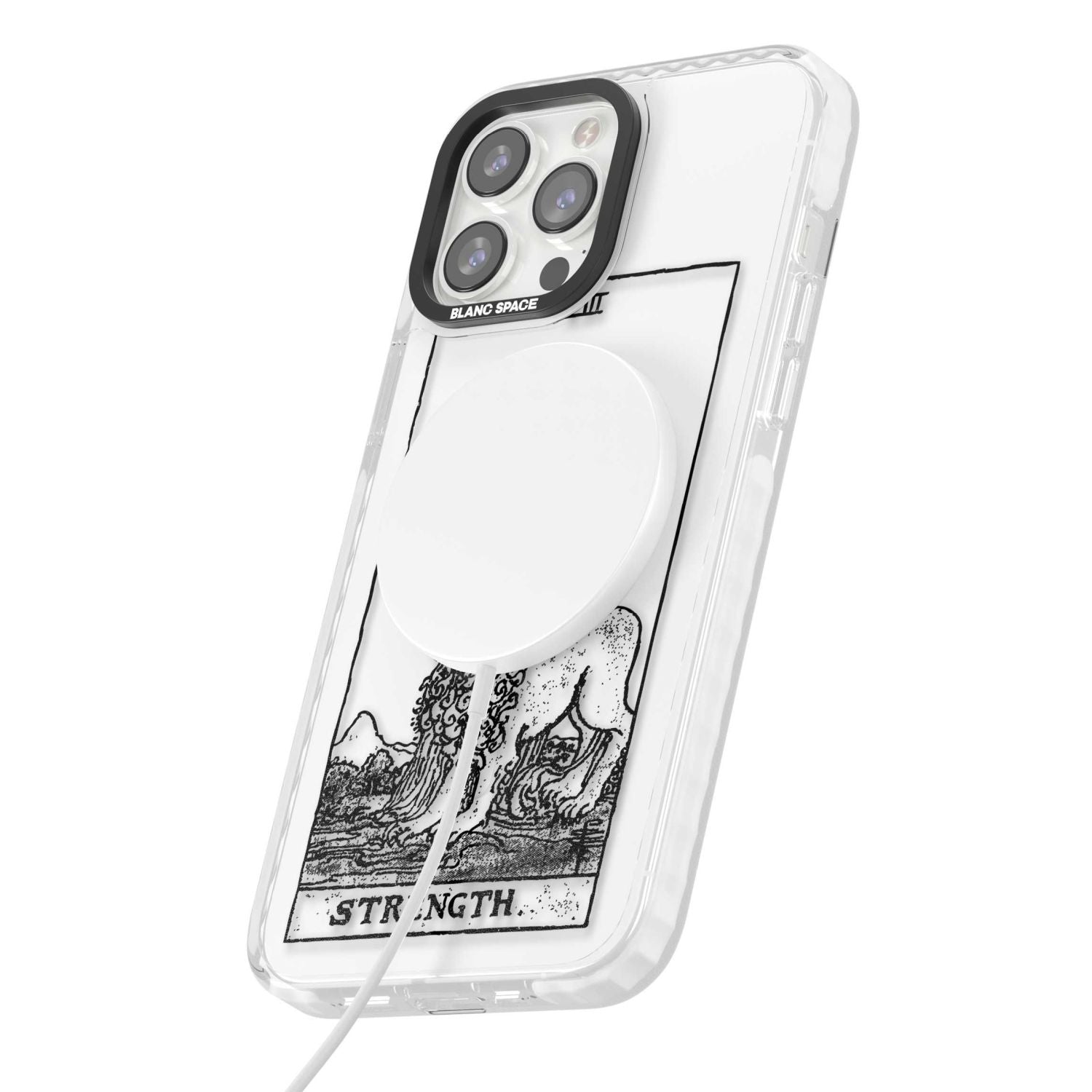 Personalised Strength Tarot Card (Clear)