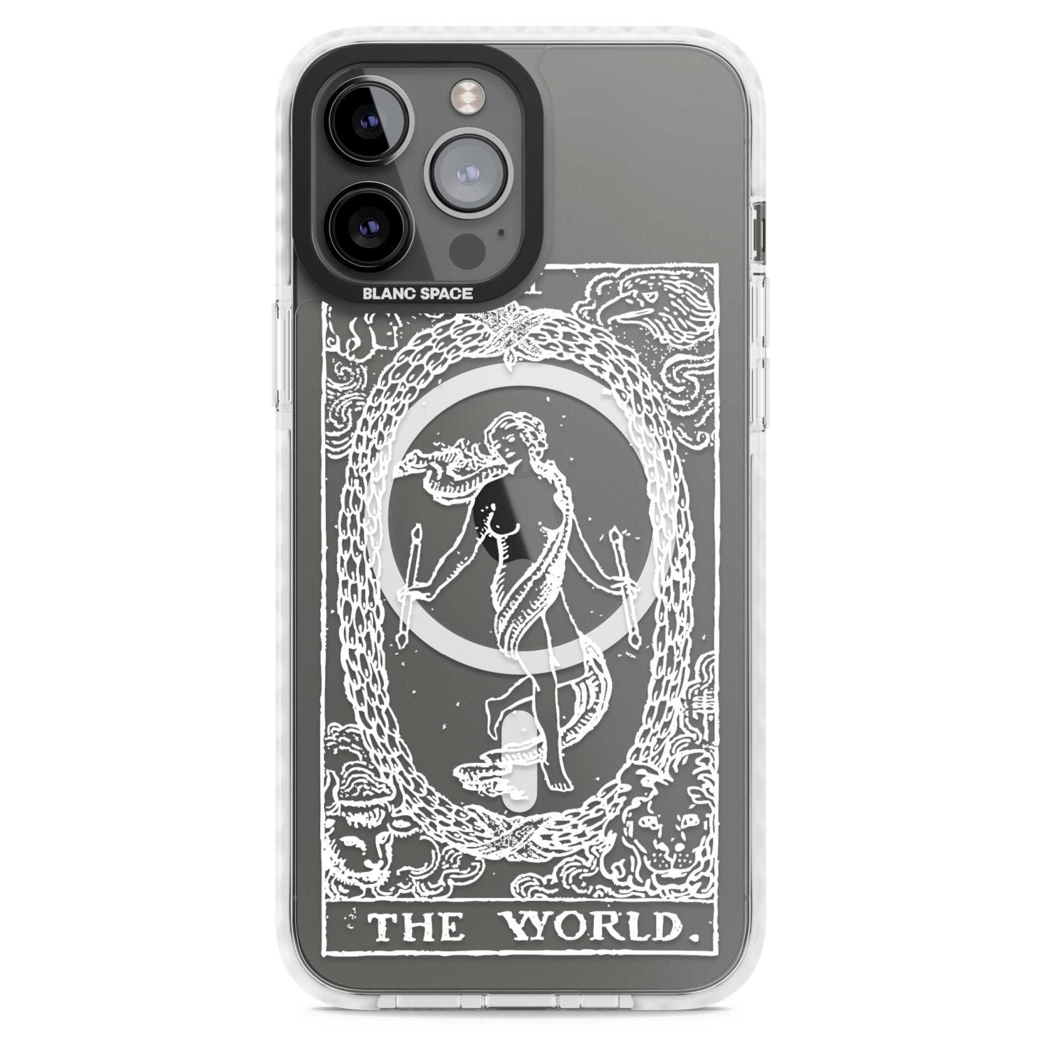 Personalised The World Tarot Card (White)