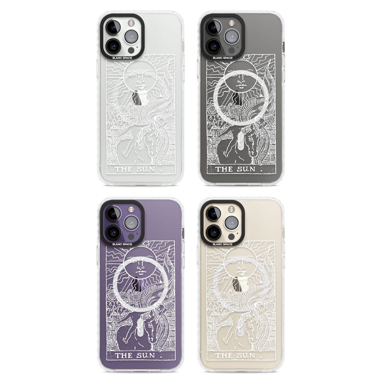 Personalised The Sun Tarot Card (White)