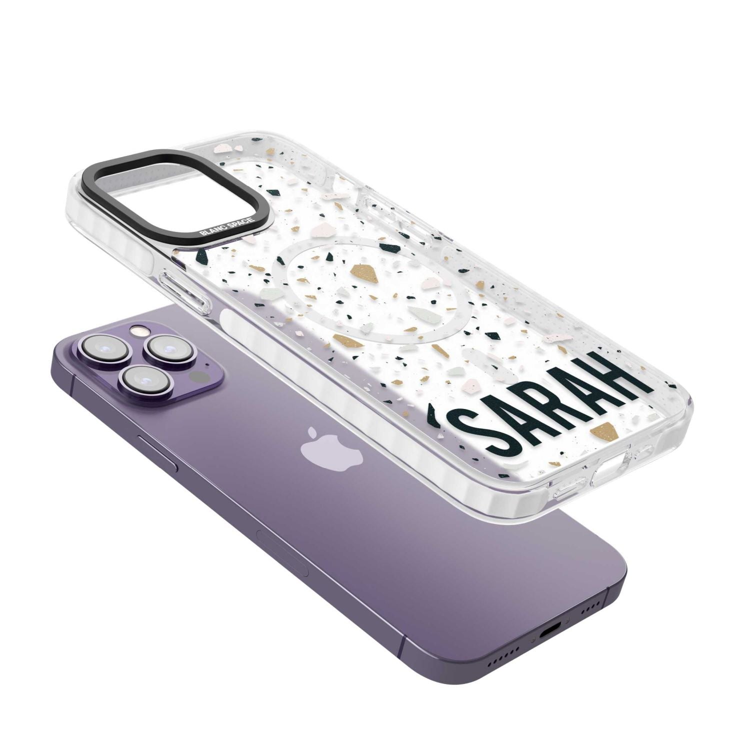 Personalised Terrazzo Blue, Pink, Brown