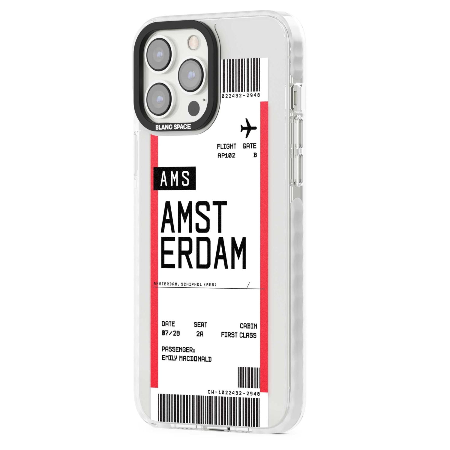 Personalised Amsterdam Boarding Pass