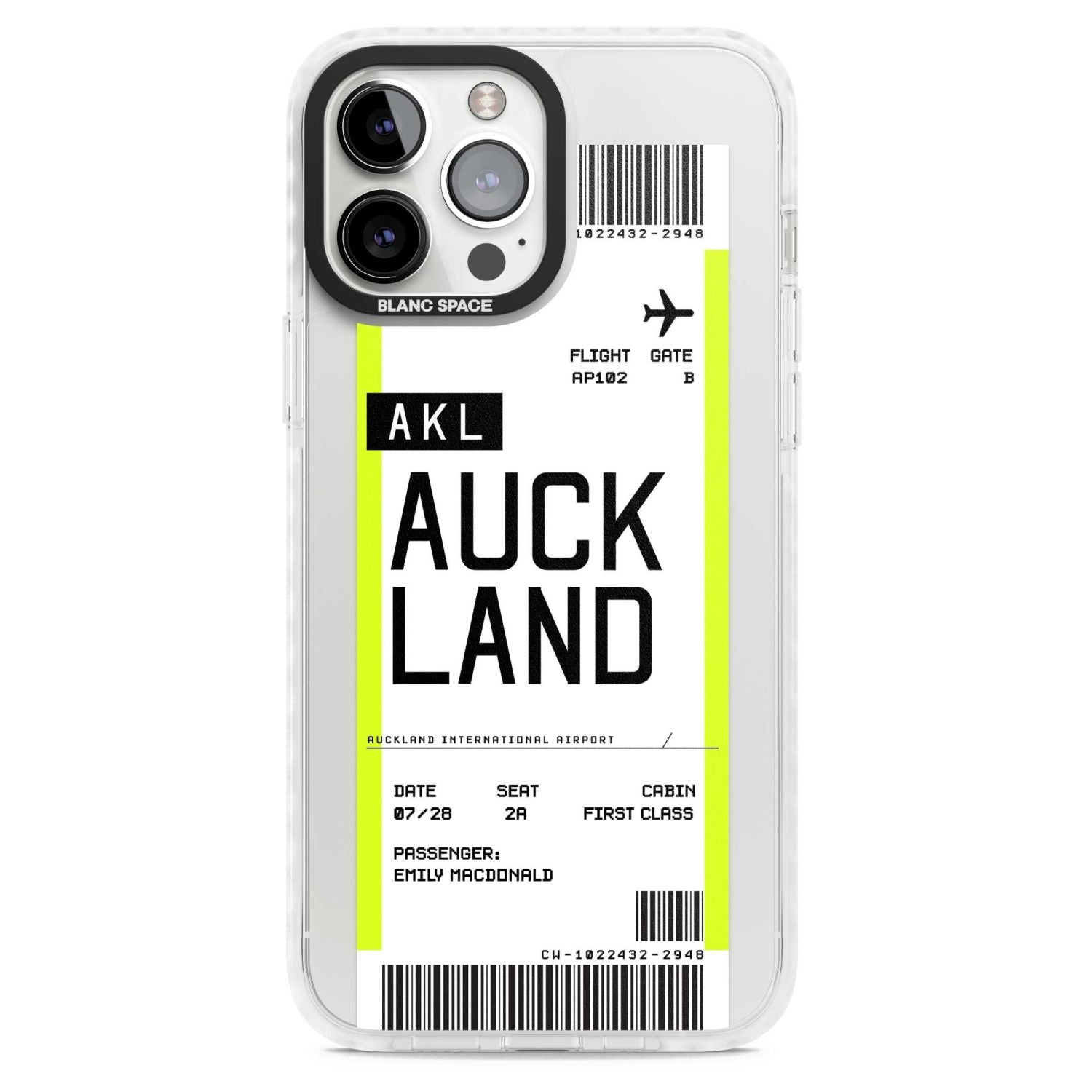 Personalised Auckland Boarding Pass