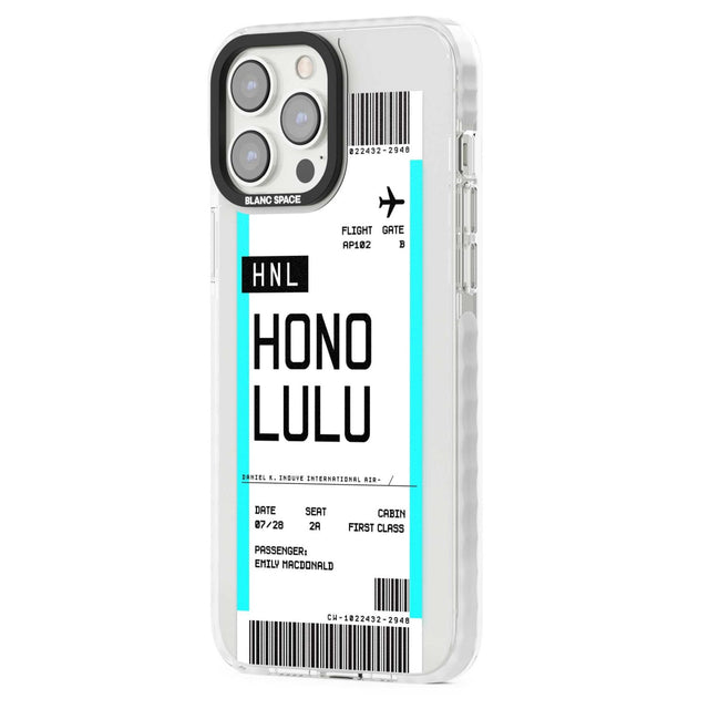 Personalised Honolulu Boarding Pass