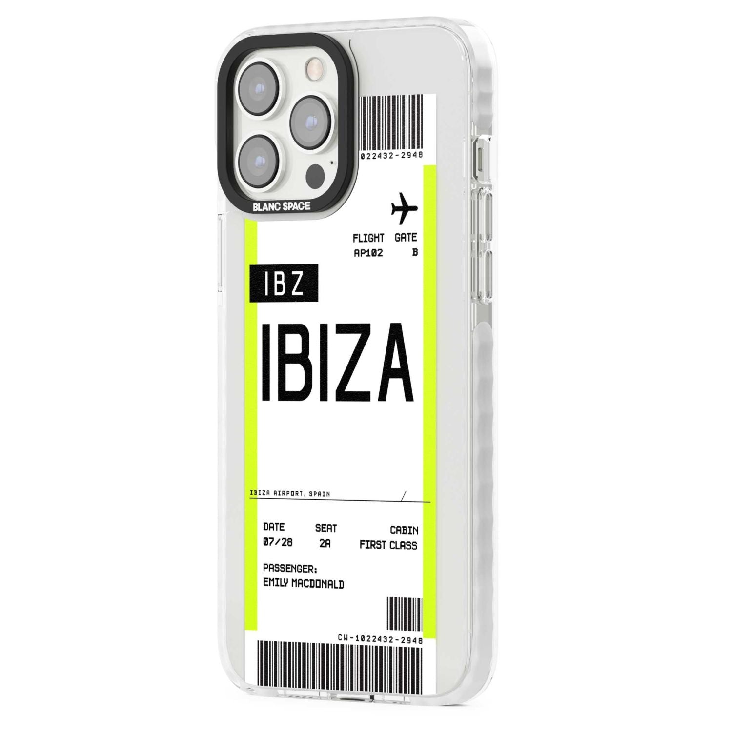Personalised Ibiza Boarding Pass