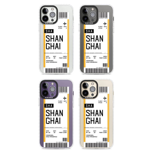 Personalised Shangai Boarding Pass