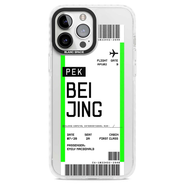 Personalised Beijing Boarding Pass