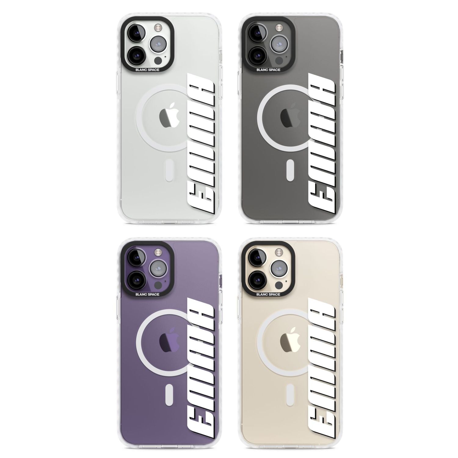 Personalised Vertical Bold Name