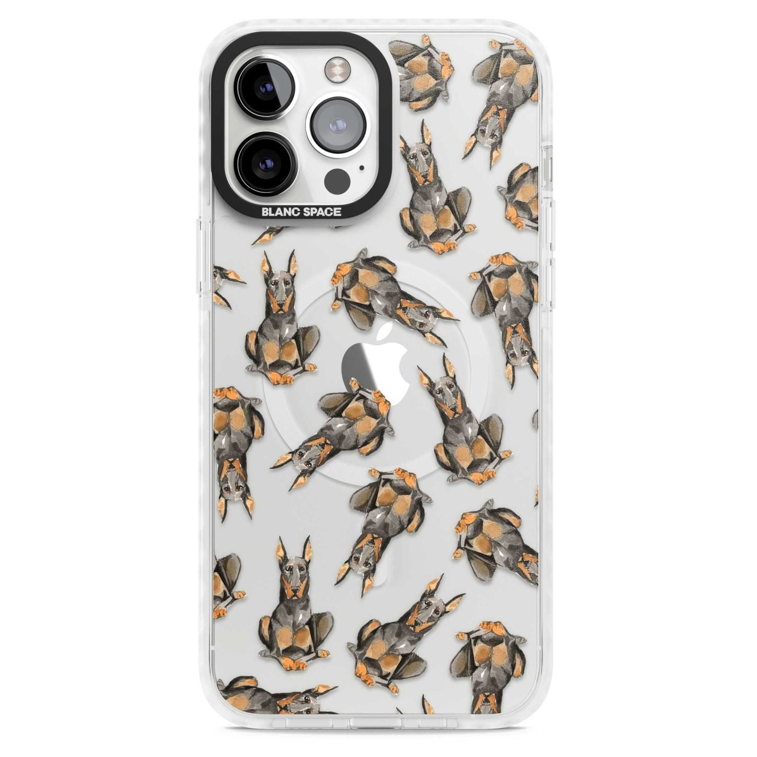 Doberman Watercolor Dog