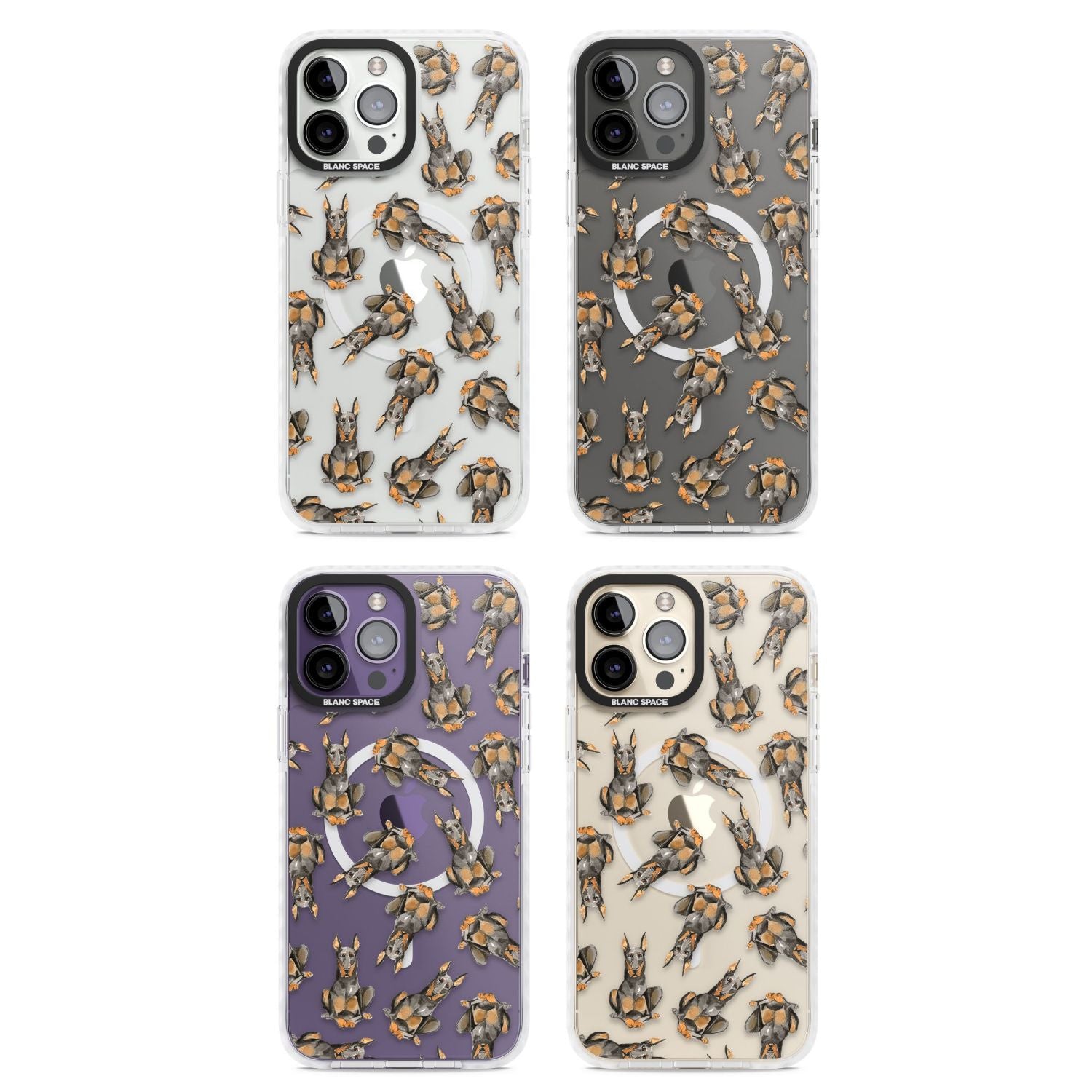 Doberman Watercolor Dog