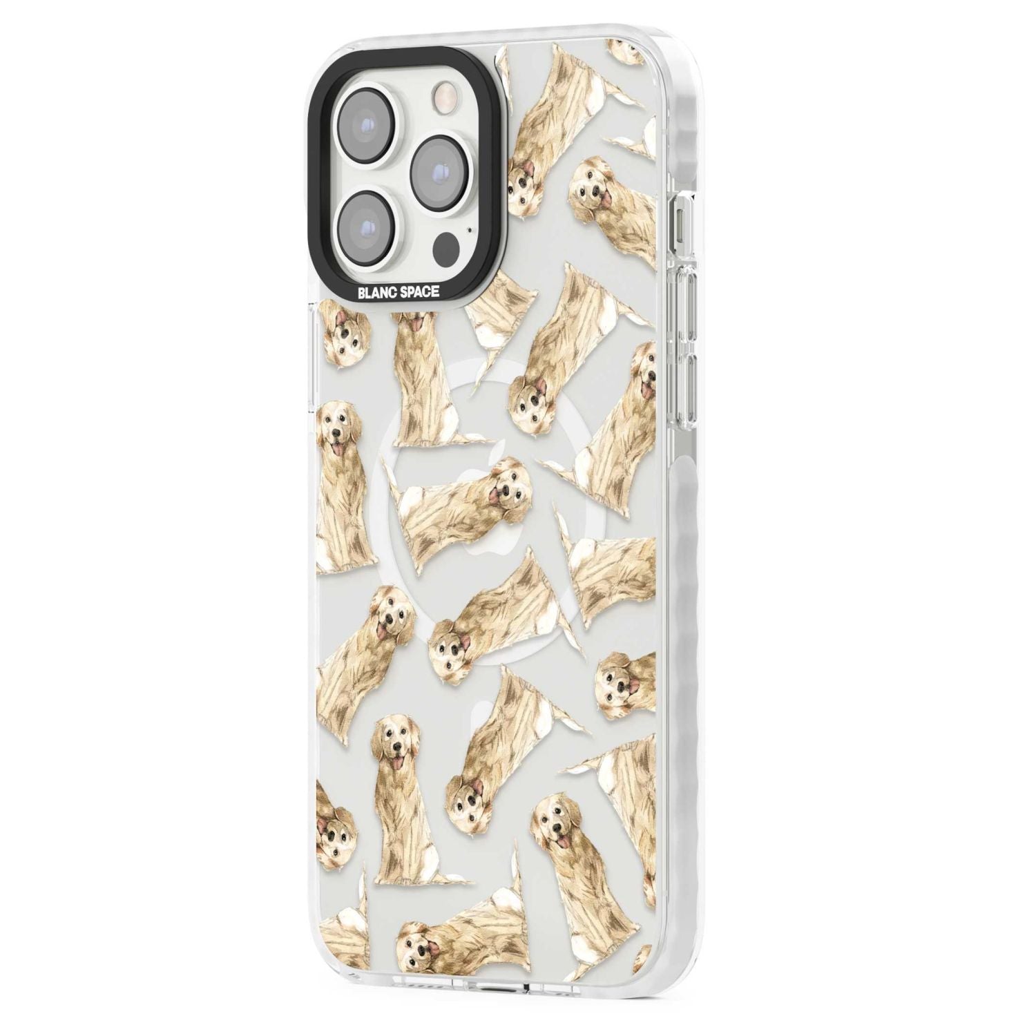 Golden Retriever Watercolor Pattern