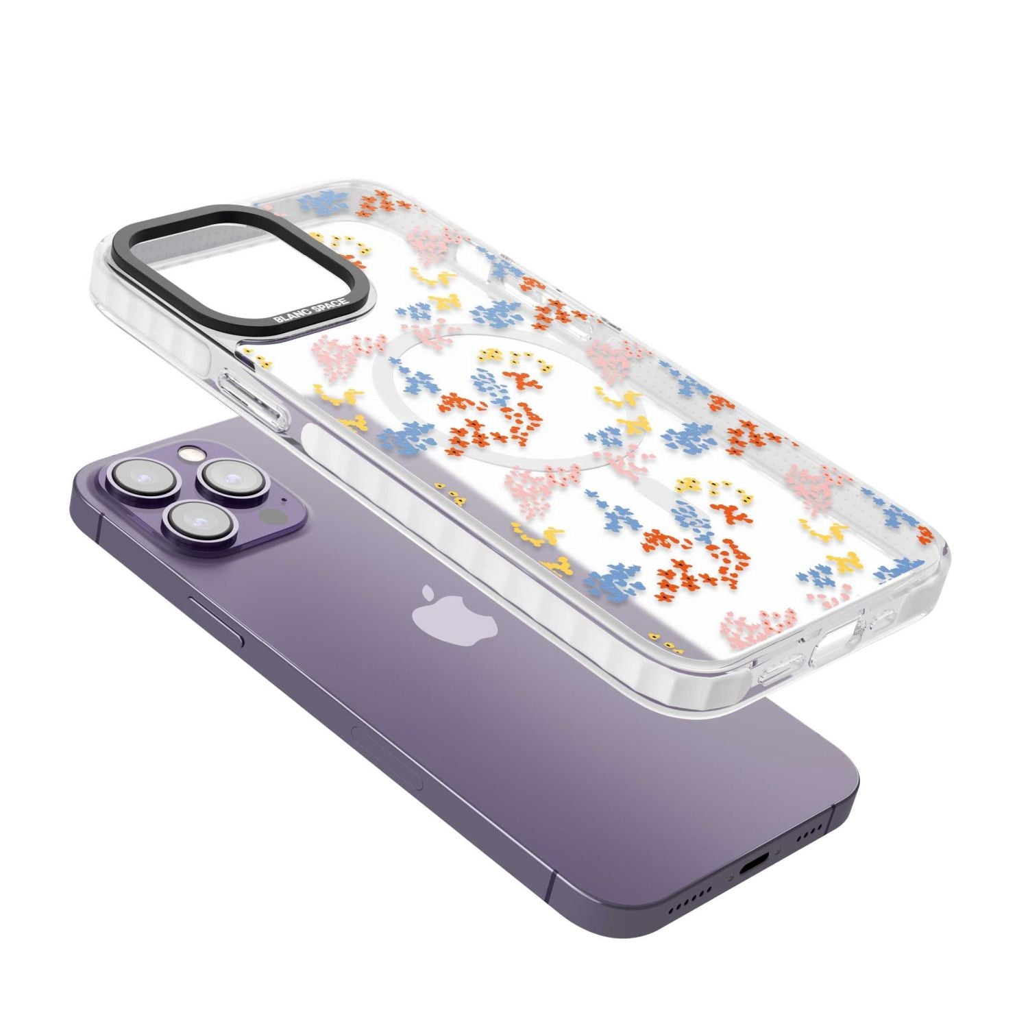 Floral Confetti: Transparent Delight