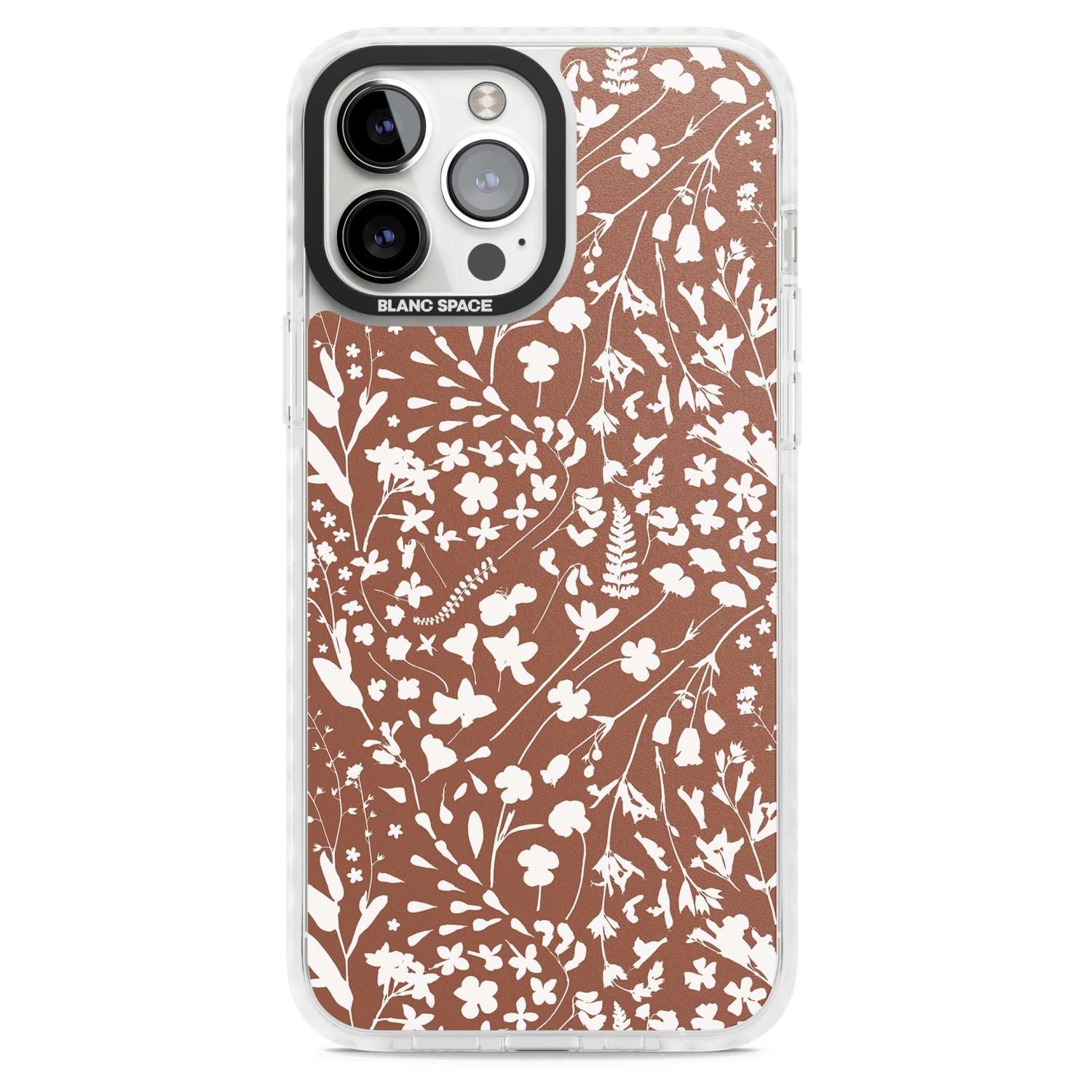 Wildflower Cluster On Terracotta