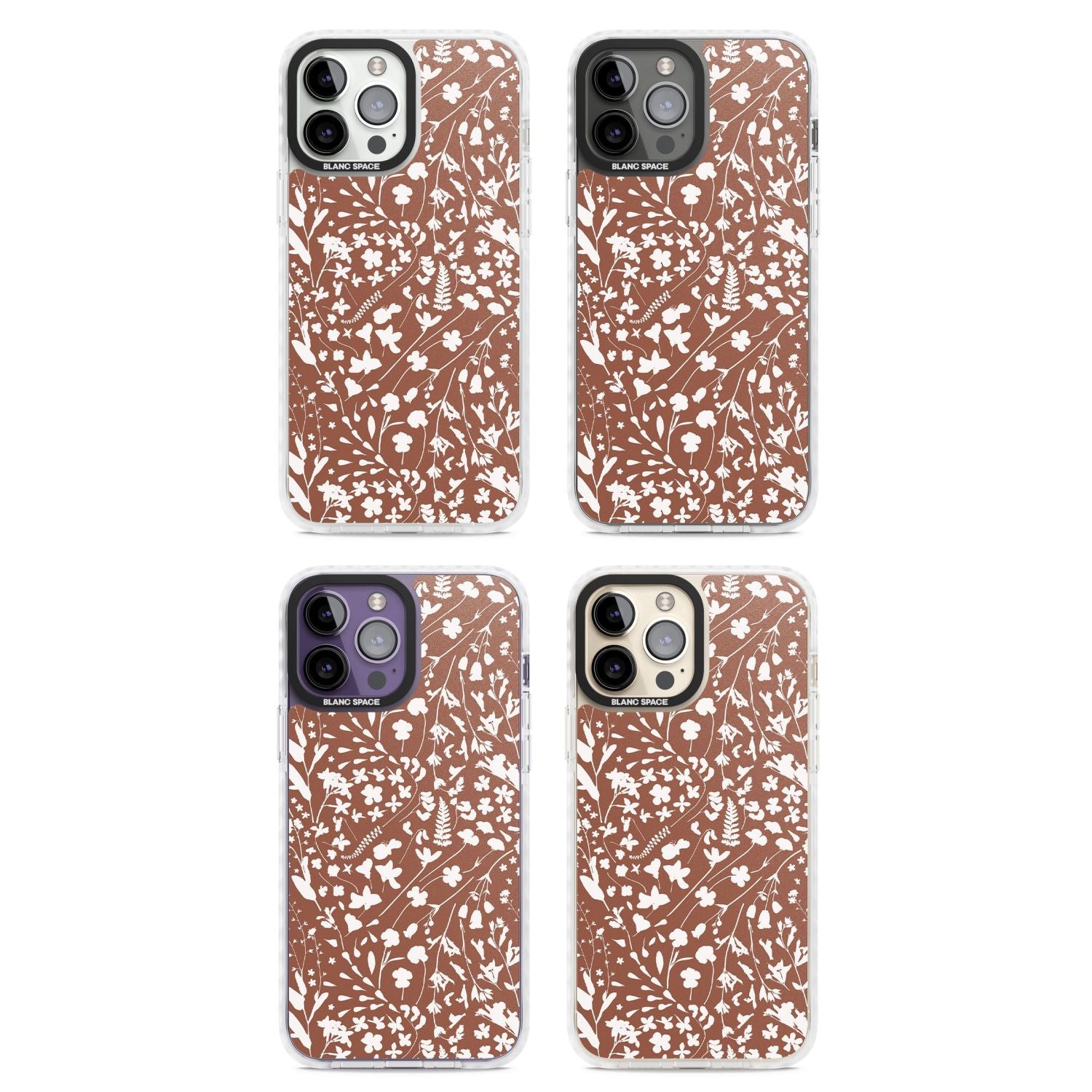 Wildflower Cluster On Terracotta