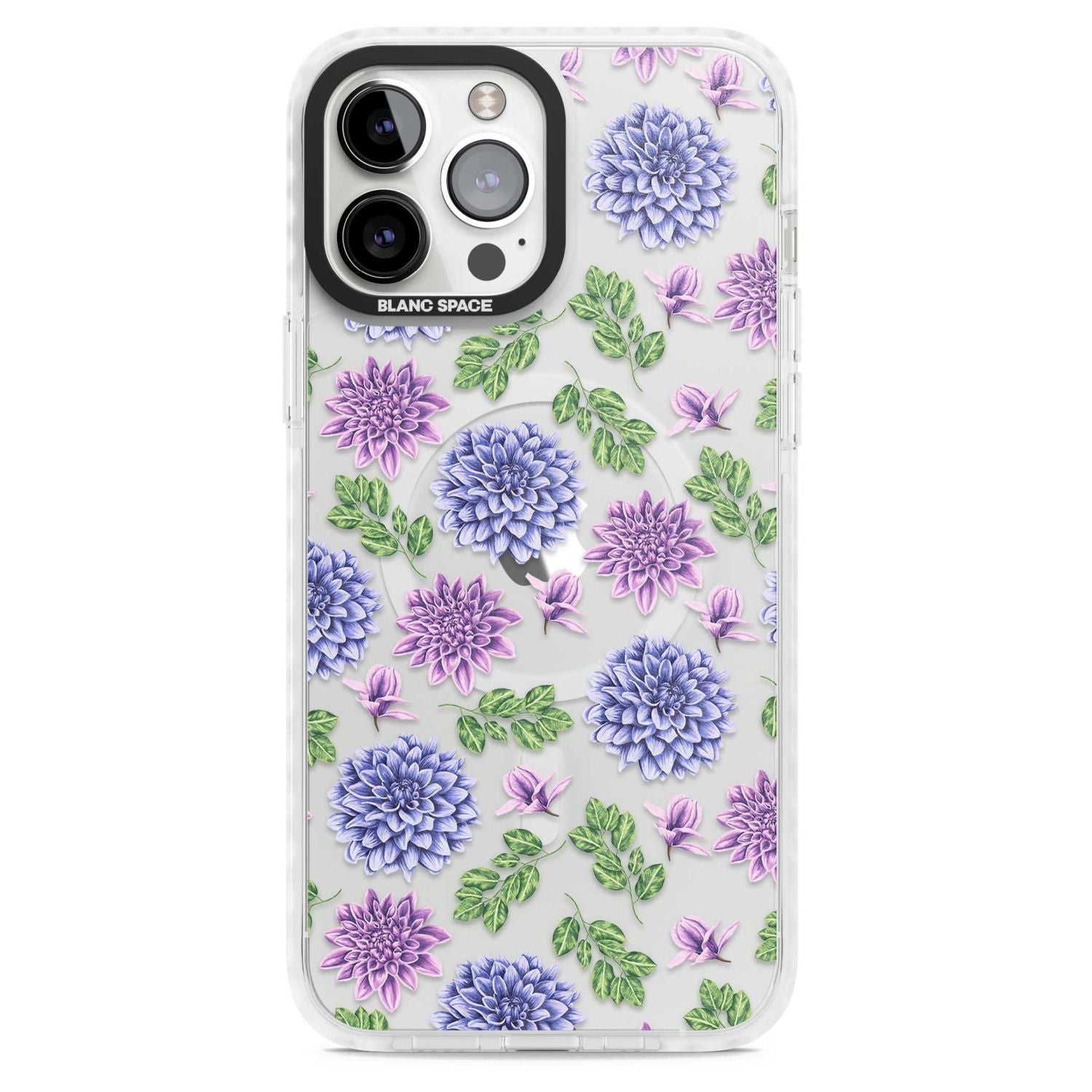 Purple Dahlias Floral